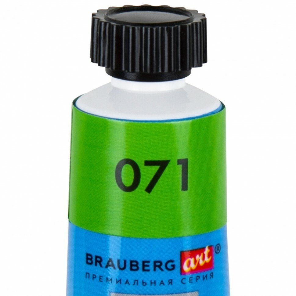 Краски масляные водоразбавимые художественные 24 цвета по 18 мл в тубах Brauberg 192291 (90814)