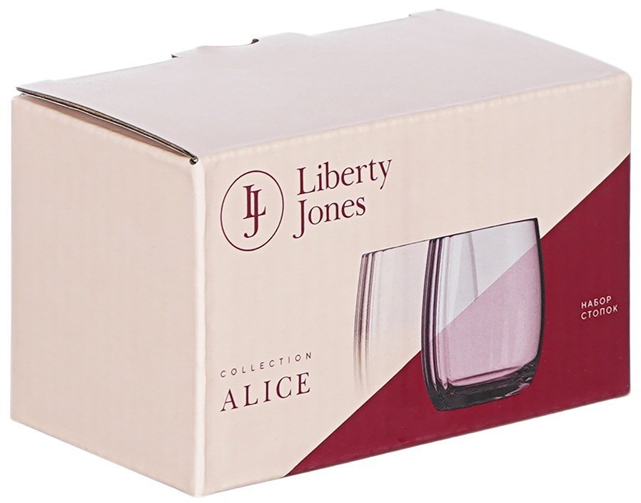 Набор стопок alice в подарочной упаковке, 70 мл, 2 шт. (76631)