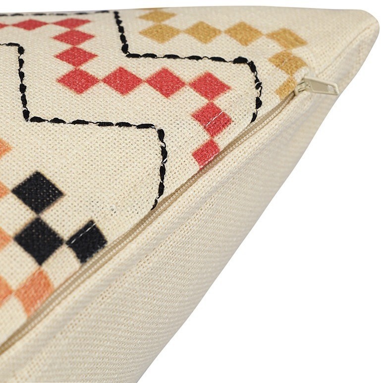 Подушка декоративная по мотивам башкирских орнаментов из коллекции cultural heritage, 45х45 см (77717)