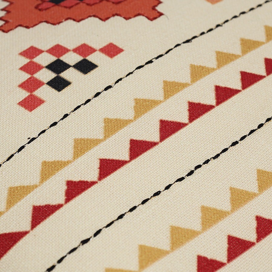 Подушка декоративная по мотивам башкирских орнаментов из коллекции cultural heritage, 45х45 см (77717)