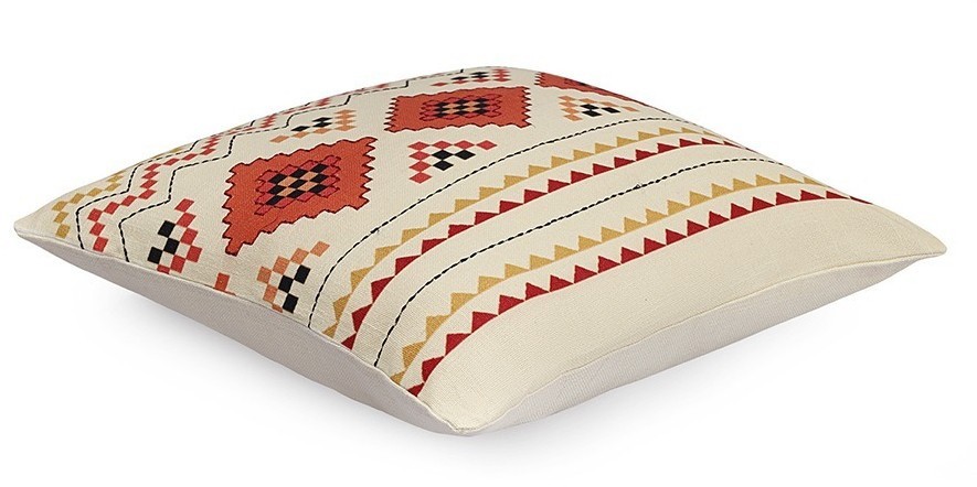 Подушка декоративная по мотивам башкирских орнаментов из коллекции cultural heritage, 45х45 см (77717)