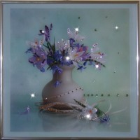 Картина Весна с кристаллами Swarovski (1068)