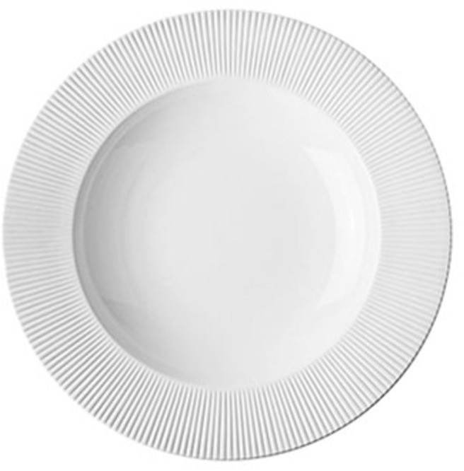 Тарелка S0507/54718, 24 см, фарфор, white