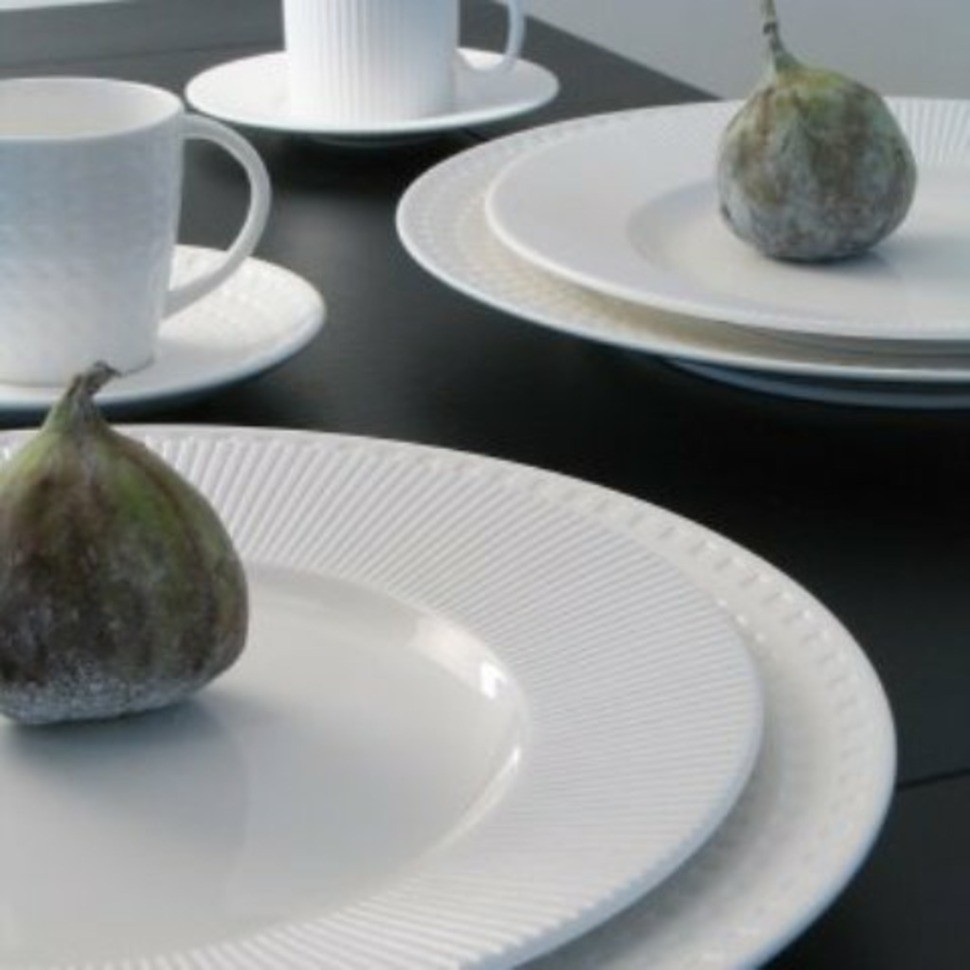 Тарелка S0507/54718, 24 см, фарфор, white