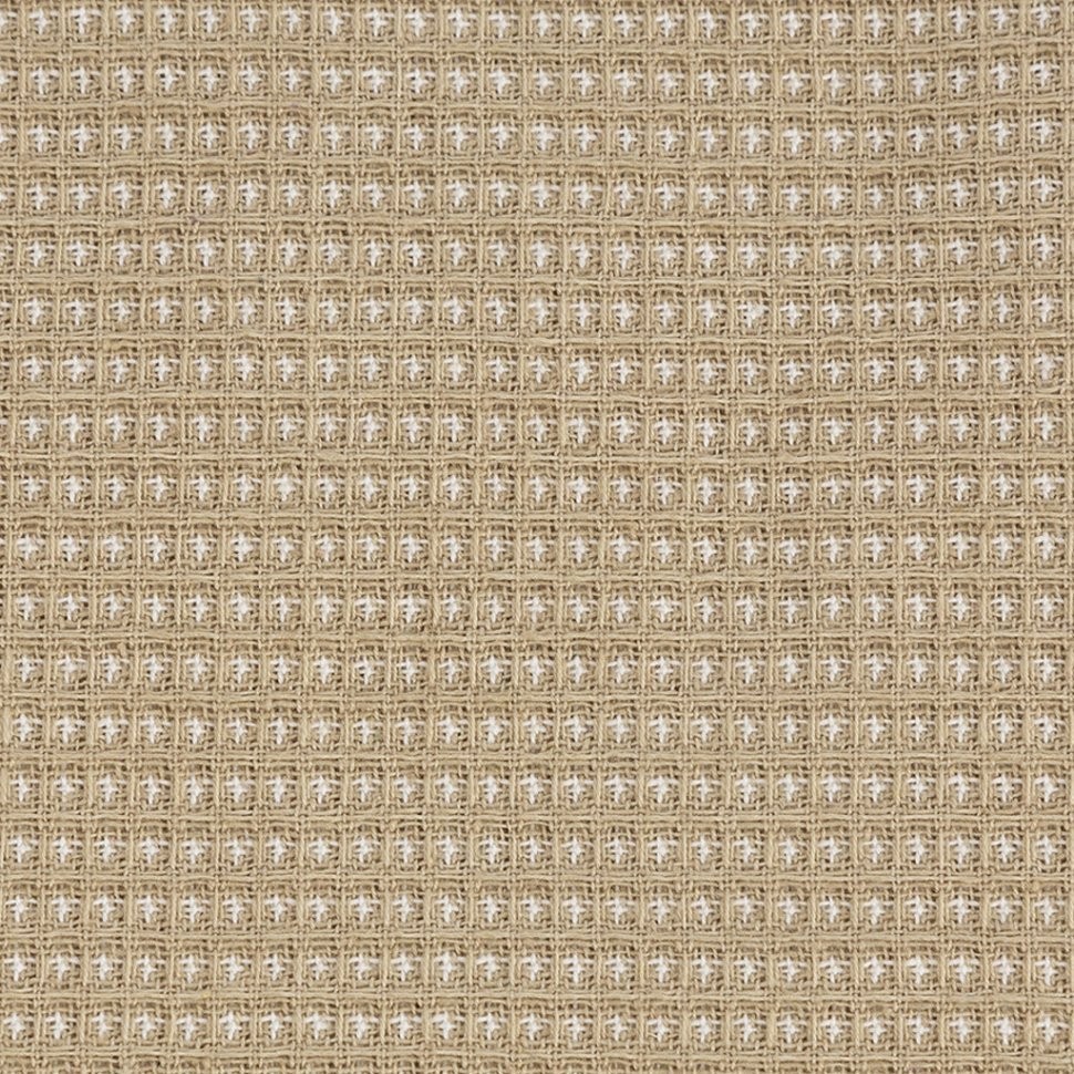 Набор из двух кухонных вафельных полотенец  бежевого цвета из коллекции essential, 50х70 см (73524)