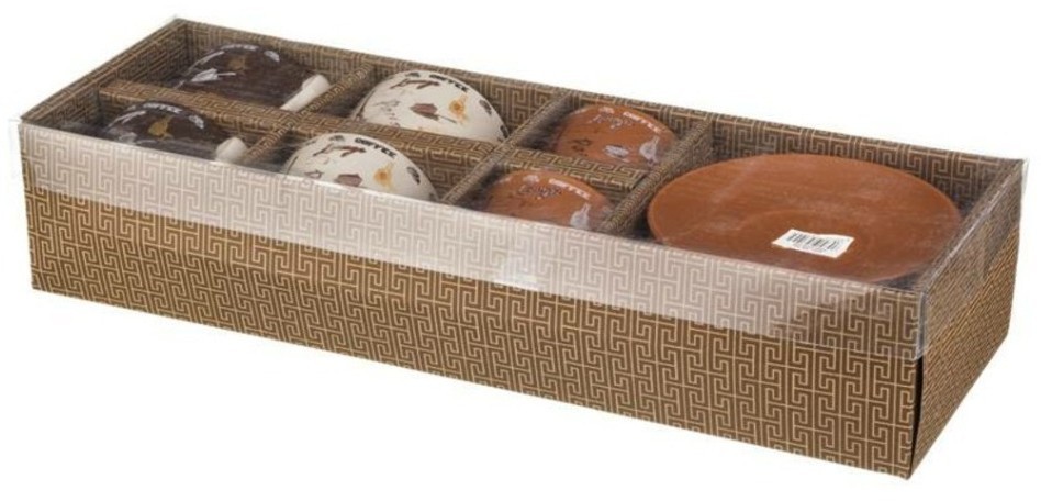 Чайный набор на 6 персон 12 пр. 250 мл.высота=7 см. Lefard (756-100)