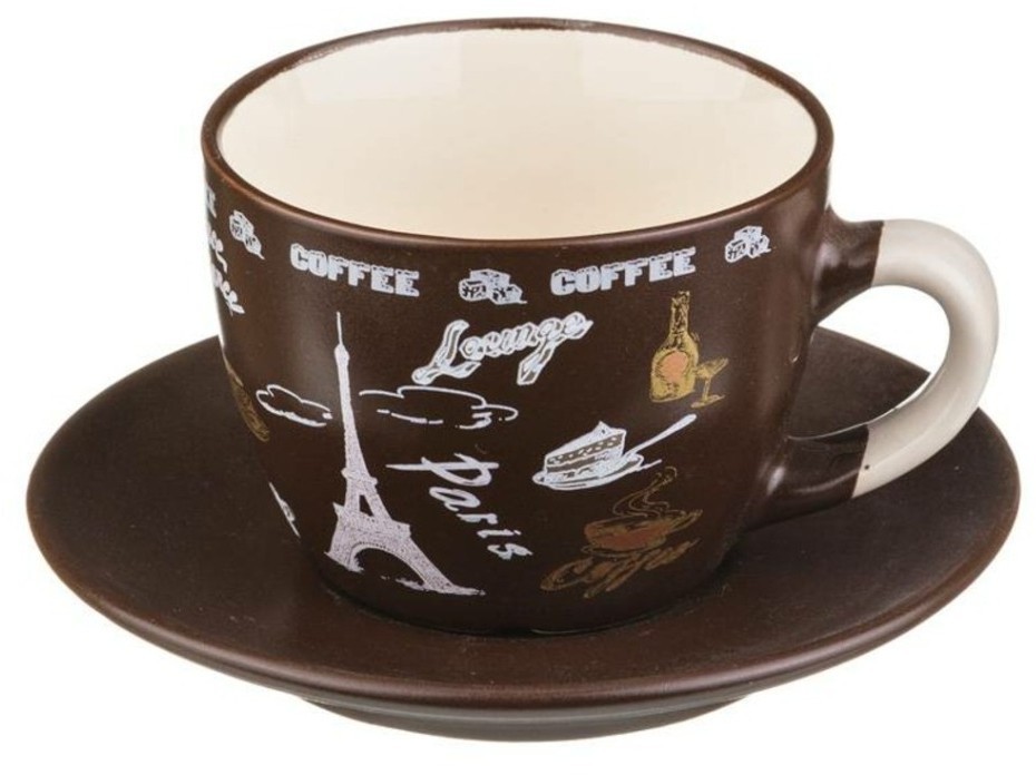 Чайный набор на 6 персон 12 пр. 250 мл.высота=7 см. Lefard (756-100)