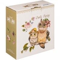 Салатник - тарелка суповая lefard  &quot;owls party&quot; 800 мл 15,5*7 см Lefard (415-2173)