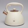 Чайник agness со свистком, 3,0 л термоаккумулирующее дно, индукция (914-155)