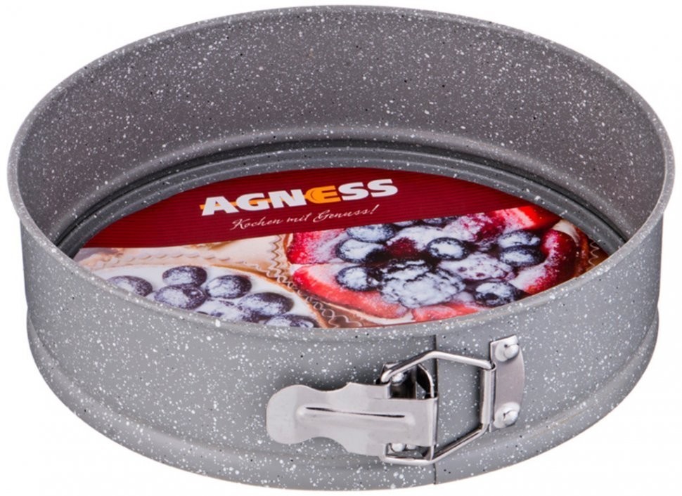 Форма для выпечки agness разъемная с антипригарным покрытием 28*7 см Agness (708-065)