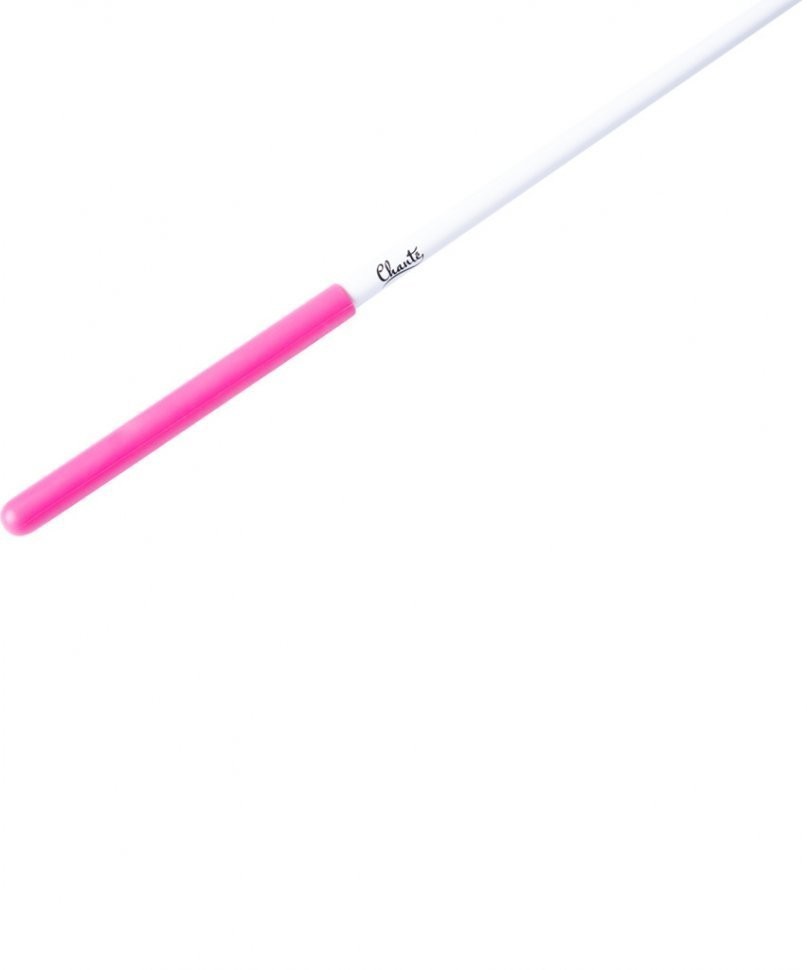 Палочка с карабином Barre для ленты, 50 см, белый/розовый (779383)