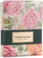 Кпб 2-хспальный&quot;пионы&quot;под175х215-1шт, пр(желтый)220х250-1шт,нав70х70-2шт SANTALINO (984-716)