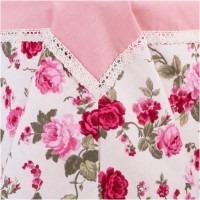 Скатерть 140х180 см &quot;роза&quot;,100% хлопок, розовый, SANTALINO (850-816-24)