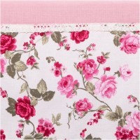 Скатерть 140х180 см &quot;роза&quot;,100% хлопок, розовый, SANTALINO (850-816-24)