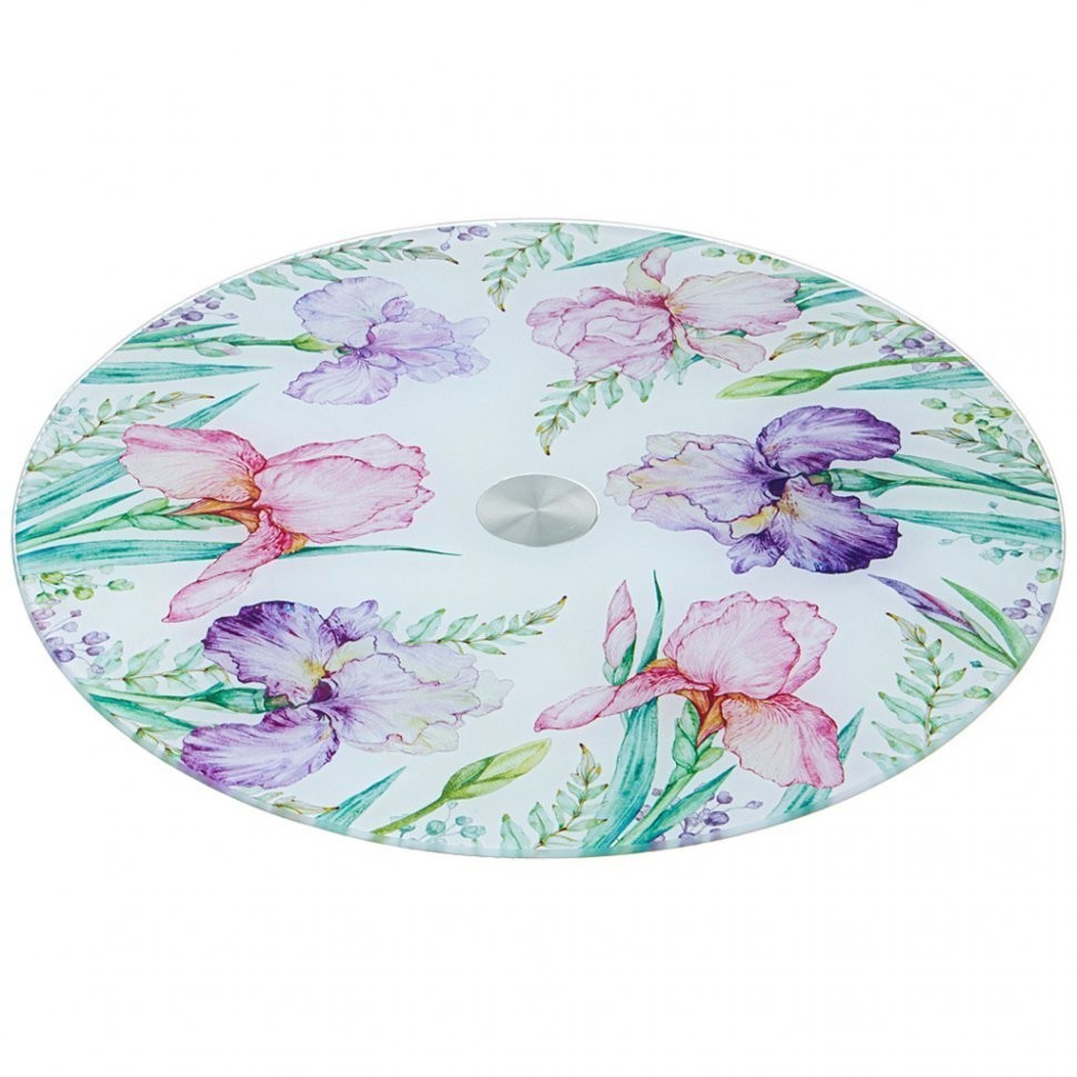 Тортовница вращающаяся "iris" диаметр=32 см.высота=3 см. Agness (357-233)