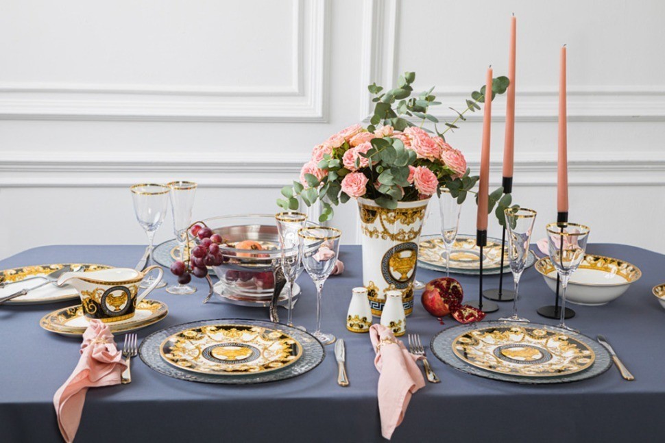 Обеденный сервиз Монплезир, 6 персон, 26 предметов - RC9-27DS-666B Royal Crown