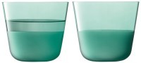 Набор стаканов arc contrast, 260 мл, бирюзовые, 2 шт. (77625)