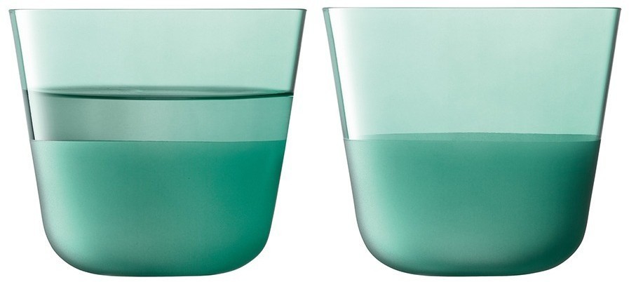 Набор стаканов arc contrast, 260 мл, бирюзовые, 2 шт. (77625)