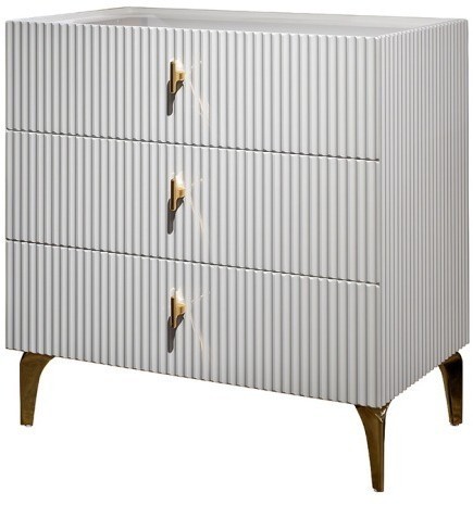 Комод Doria белый 74*40*76см (TT-00014340)