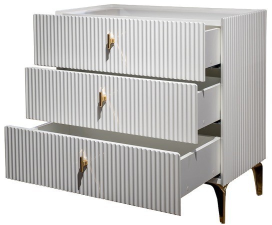 Комод Doria белый 74*40*76см (TT-00014340)