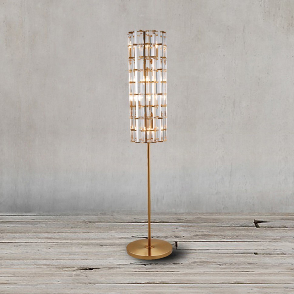 Торшер ML3467-8, металл, стекло, gold, ROOMERS FURNITURE