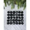 Набор пластиковых шаров ø 7 см 60 шт. черный в прозрачной упаковке (86025)