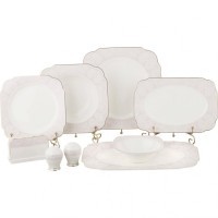 Столовый сервиз &quot;пинк квадро&quot; на 6 персон 26 пр. Lefard (264-691)