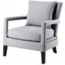 Кресло Джим Jim chair/Furla 17, дерево, текстиль, light grey, ROOMERS FURNITURE