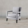 Кресло Джим Jim chair/Furla 17, дерево, текстиль, light grey, ROOMERS FURNITURE