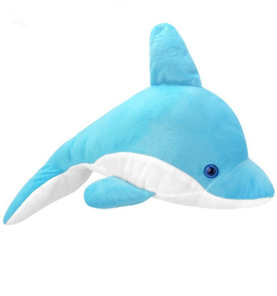 Мягкая игрушка Дельфин голубой, 35 см (K7429-PT)