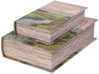 Набор шкатулок-книжек из 2-х шт. 27х18х7/21х13х5 см Lefard (94-217)