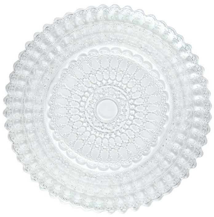 Тарелка LHEL020TR002215, 21,5 см, стекло, transparent, LE COQ