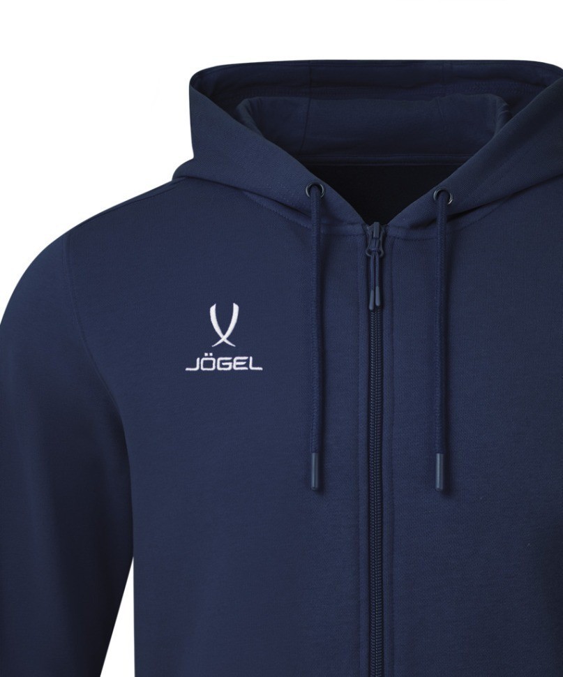 Худи на молнии JOGEL ESSENTIAL Cotton FZ Hoodie, темно-синий, детский (2121884)