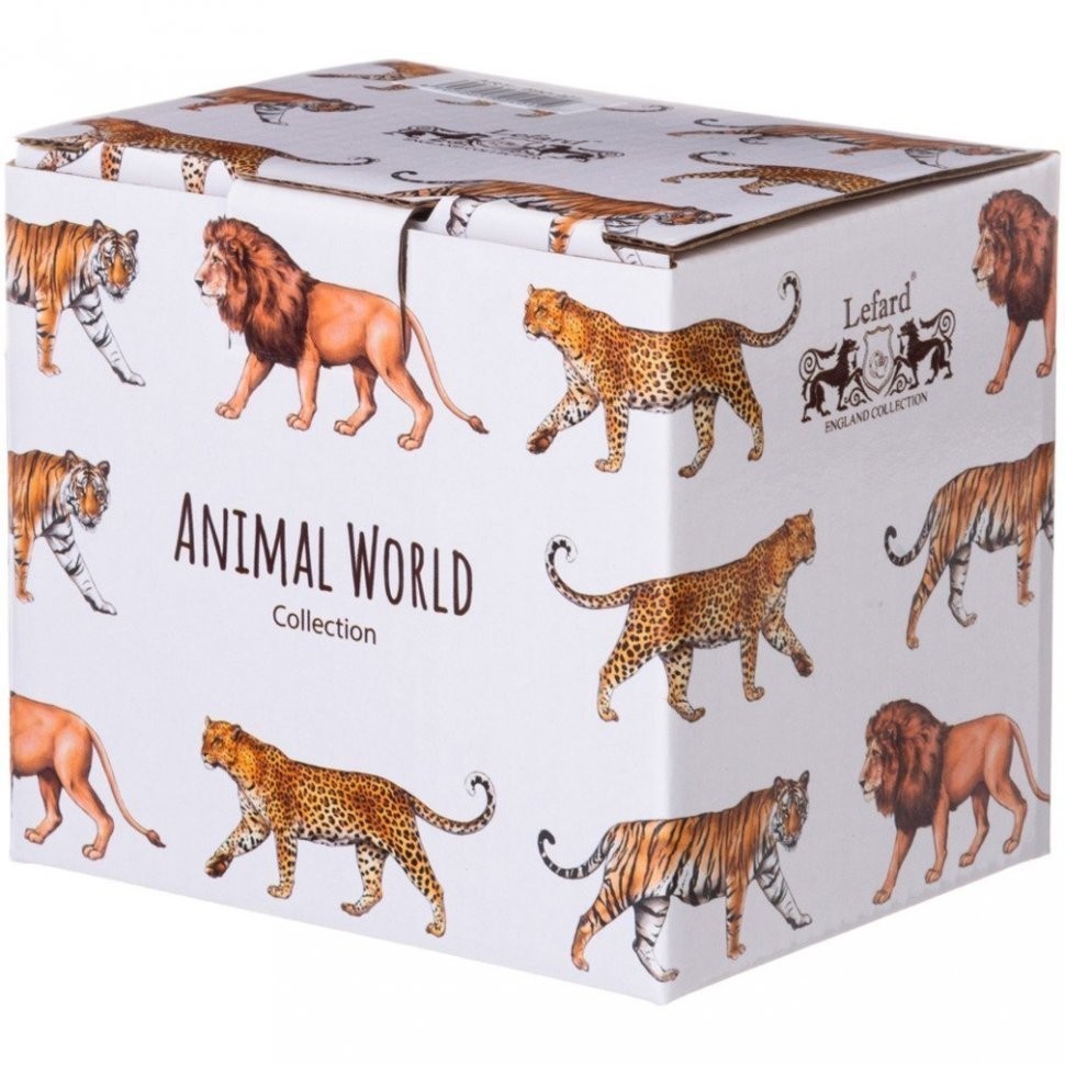 Кружка lefard "animal world" лев 400 мл (590-401)