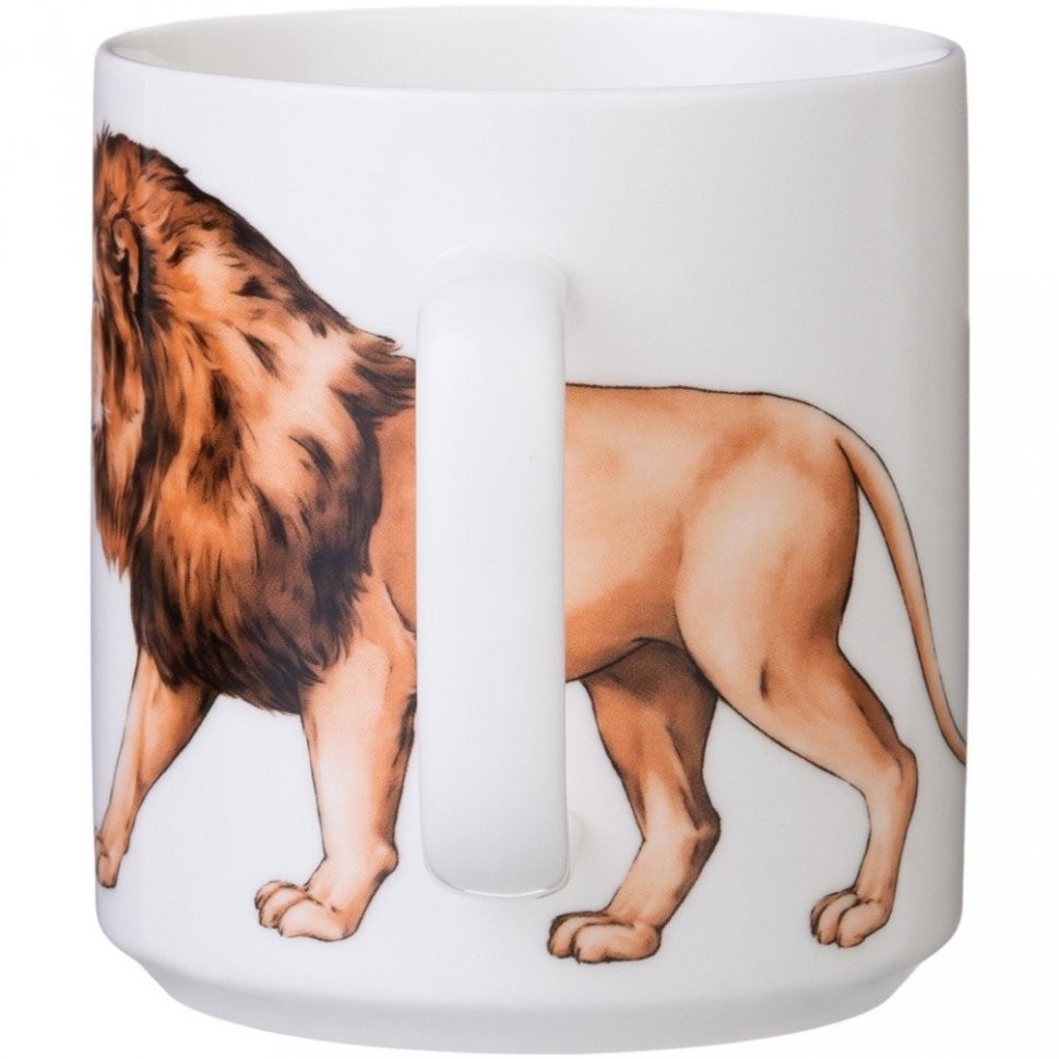 Кружка lefard "animal world" лев 400 мл (590-401)