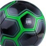 Мяч футбольный Intro №5, черный/зеленый (785118)