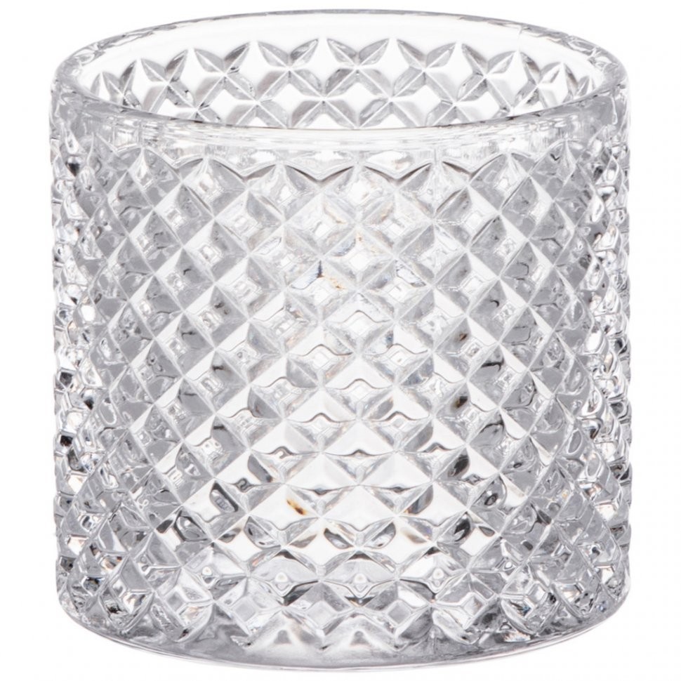 Вазочка с крышкой 8,5x13,5 см Alegre Glass (337-051)