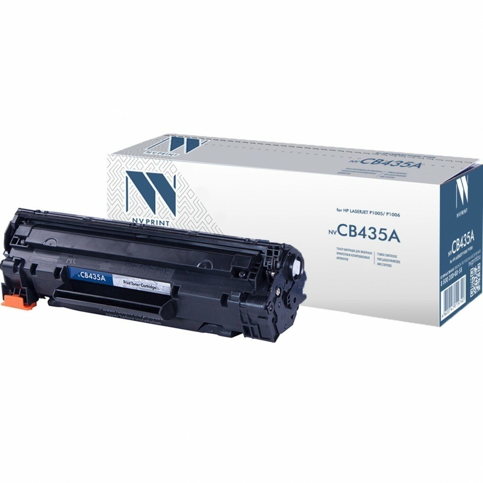 Картридж лазерный NV PRINT NV-CB435A для HP LaserJet P1002/1005/1006/1007/1008 361191 (93437)