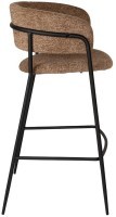 Стул барный helning, мягкий шенилл, светло-коричневый (79953)
