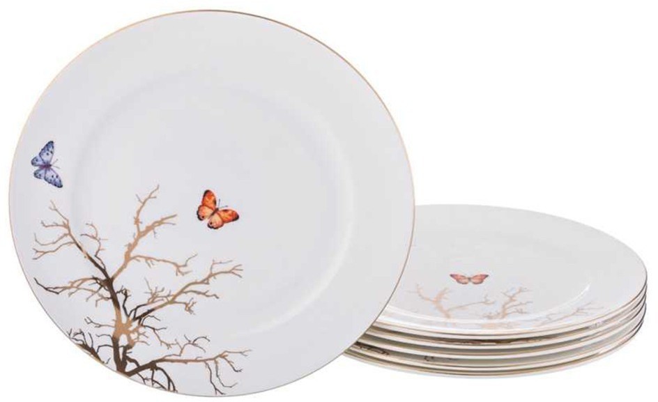 Набор тарелок обеденных lefard "райские птицы" 6 шт. 26 см (264-844)