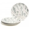 Набор тарелок обеденных bronco "grasses" 4 шт. диаметр=27 см (191-342-1)