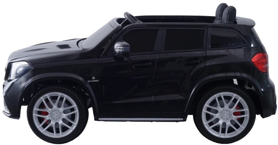 Электромобиль Mercedes Benz GLS63 (черный лак, 4WD, 12V) - HL228