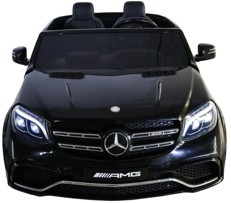 Электромобиль Mercedes Benz GLS63 (черный лак, 4WD, 12V) - HL228