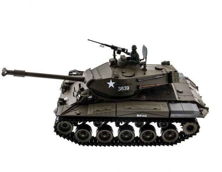 Радиоуправляемый танк Heng Long US M41A3 Bulldog масштаб 1:16 2.4 G - 3839-1 V7.0