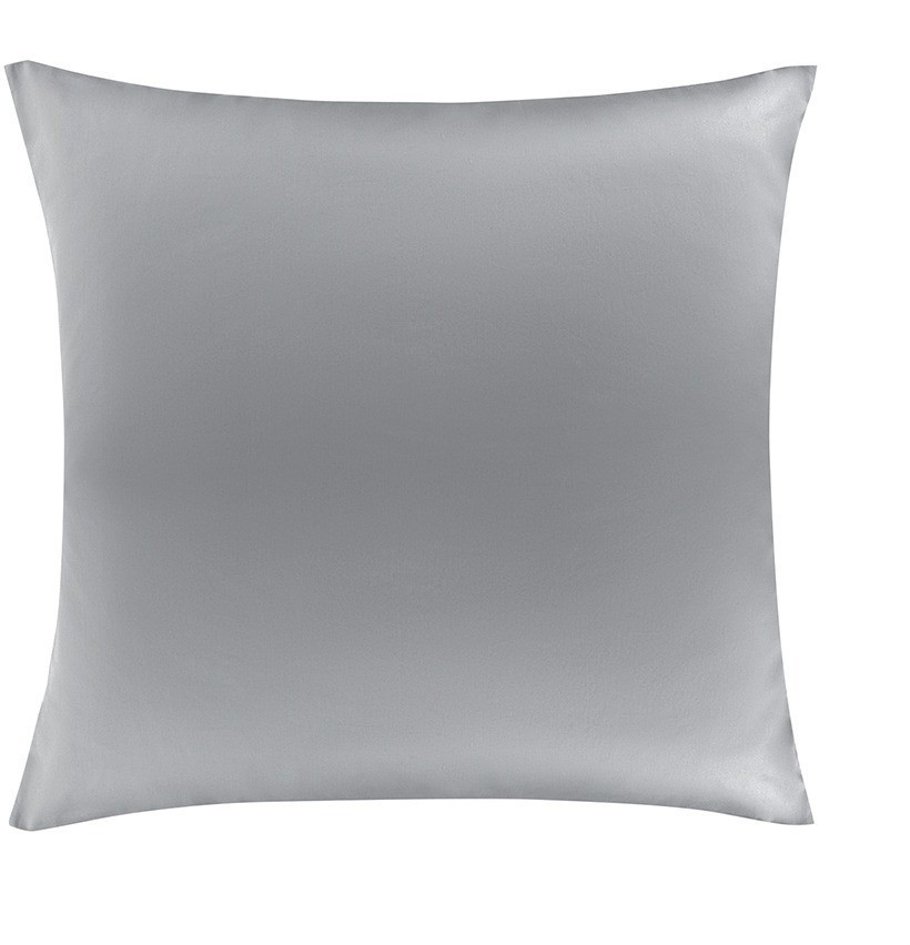 Набор наволочек из премиального сатина светло-серого цвета из коллекции essential, 70х70 см (79831)