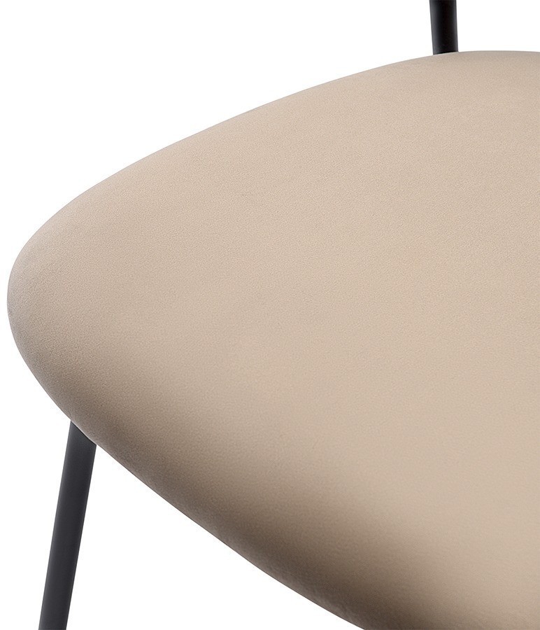 Стул eirill, велюр, светло-коричневый (75792)