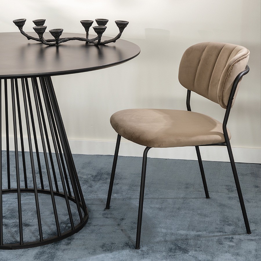 Стул eirill, велюр, светло-коричневый (75792)