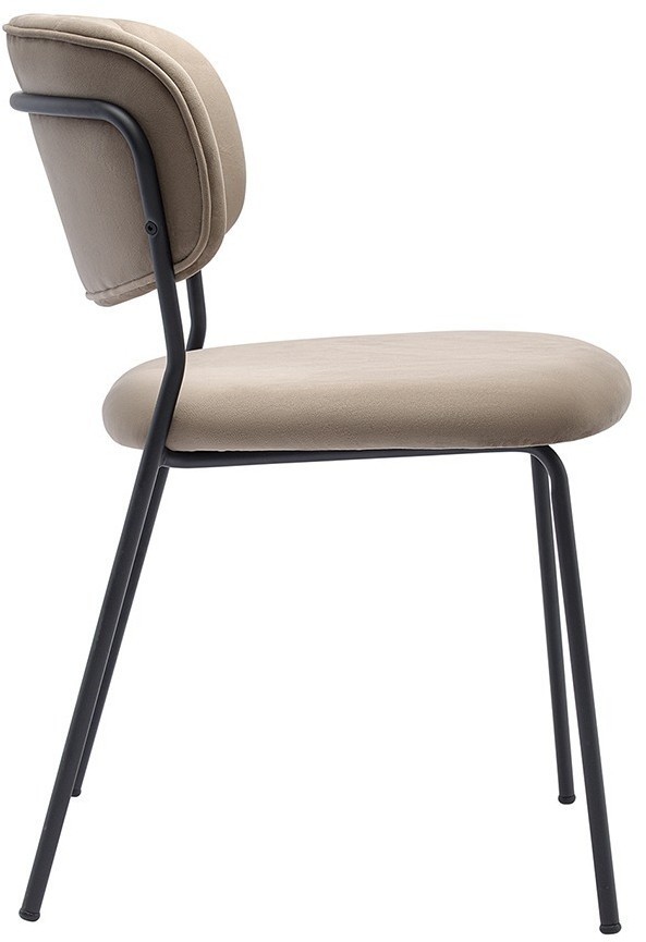 Стул eirill, велюр, светло-коричневый (75792)