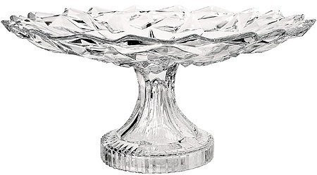 Ваза на ножке стекло, 31 см (137-1)