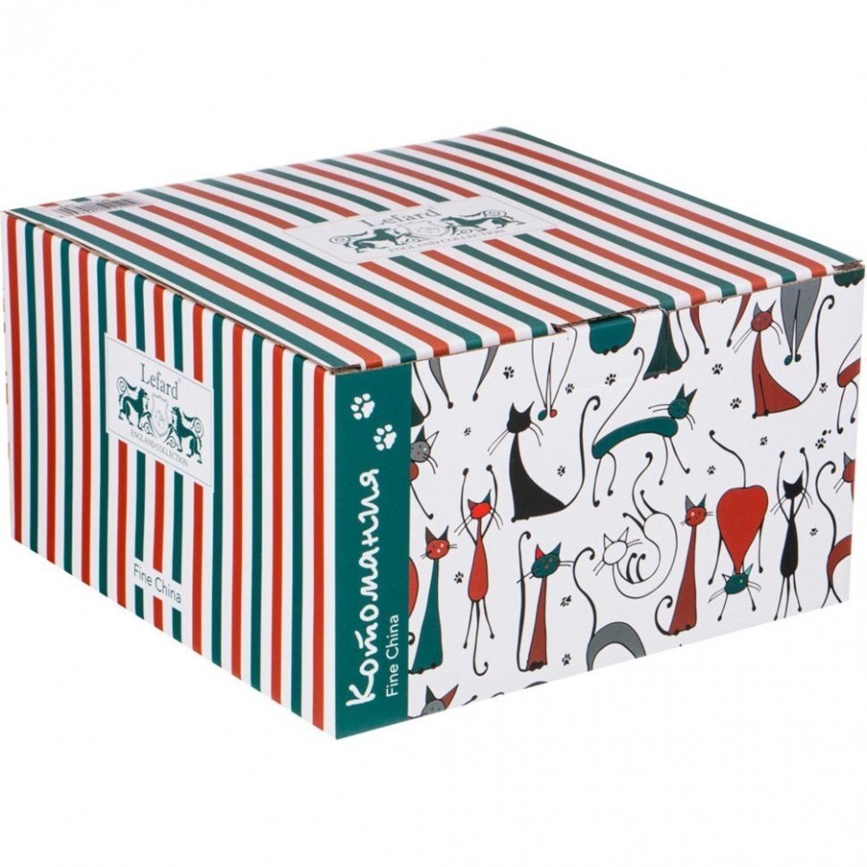 Набор для завтрака "котомания" 3пр. 20,5см/15см/380мл Lefard (151-140)